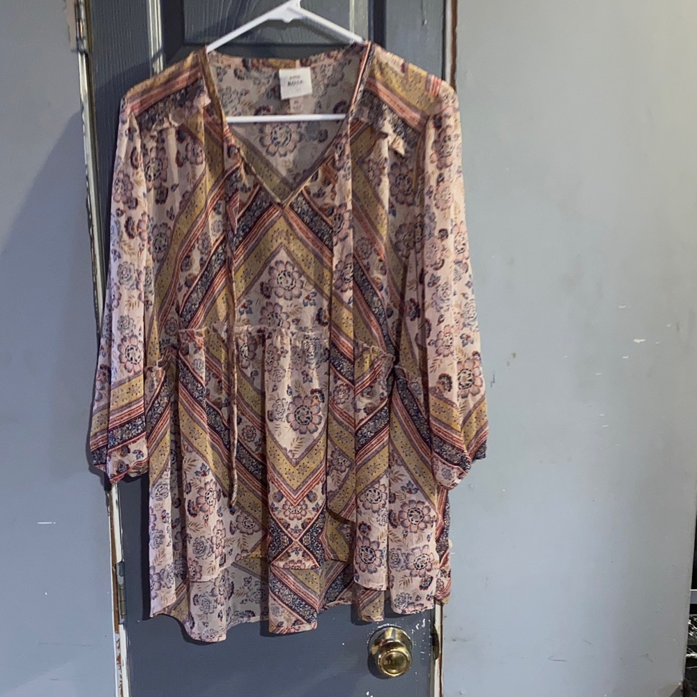 Floral Bohemian Women's Top